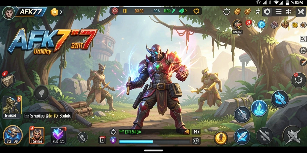 Tampilan antarmuka AFK77 yang bersih dan fungsional.