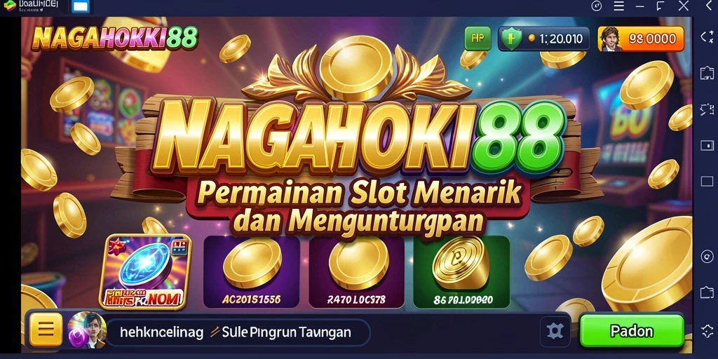 Tampilan menarik dari gameplay Slot NAGAHOKI88 dengan animasi yang memukau.