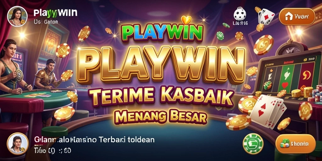 Tampilan menarik dari gameplay kasino bermain di PLAYWIN.