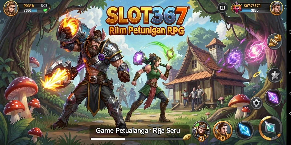 Tangkapan layar menunjukkan aksi seru dalam gameplay ARPG SLOT367.