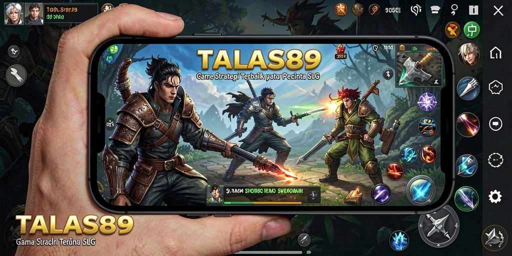 Tampilan gameplay mendebarkan dalam TALAS89 dengan strategi yang intens.