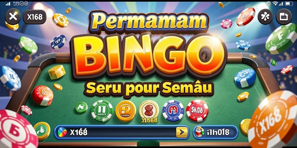Screenshot gameplay Bingo X168 yang menampilkan keseruan dan tantangan.